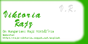 viktoria rajz business card